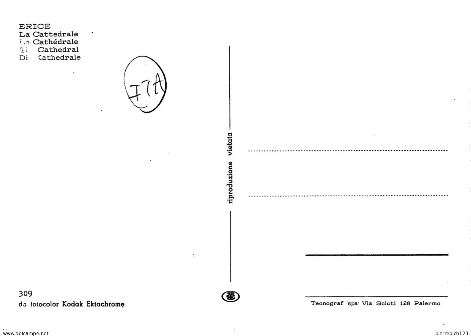 Erice - La Cathédrale - Autres & Non Classés