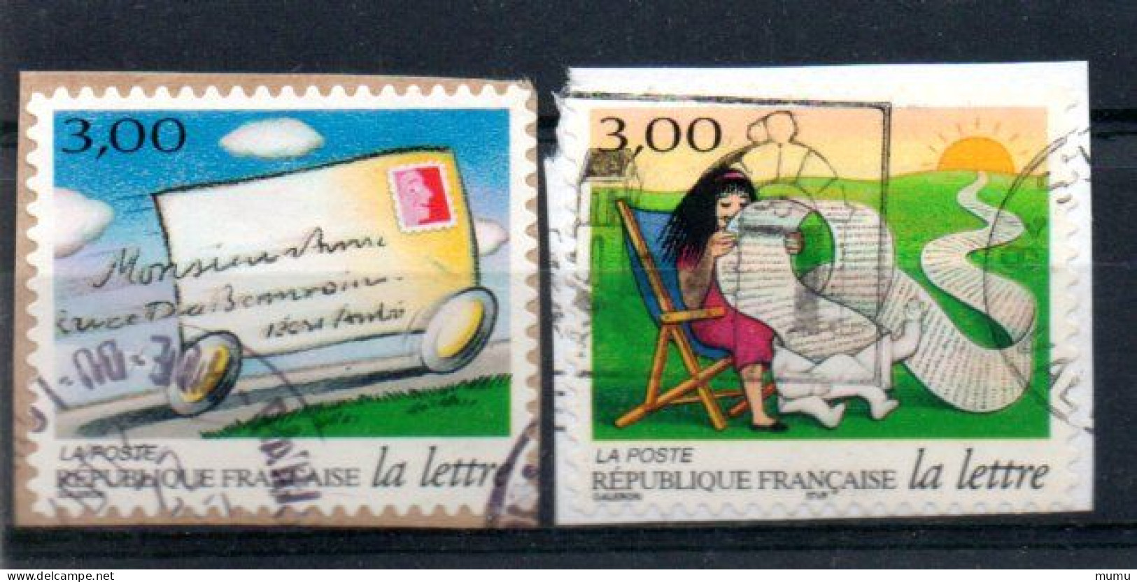 FRANCE  OB CACHET ROND - Used Stamps