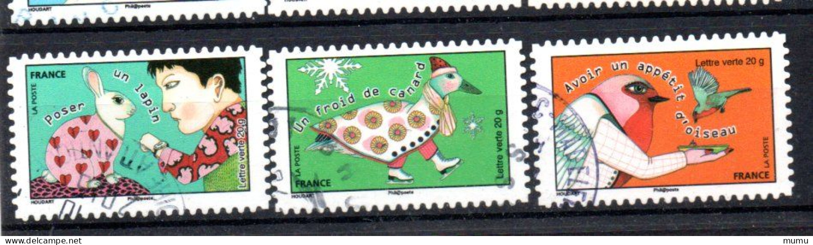 FRANCE  OB CACHET ROND - Used Stamps