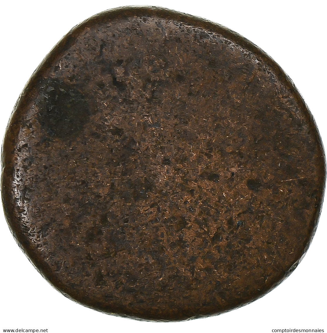 Inde Française , Louis XV, Doudou, N.d. (1715-1774), Pondichéry, Bronze, B+ - Sonstige & Ohne Zuordnung