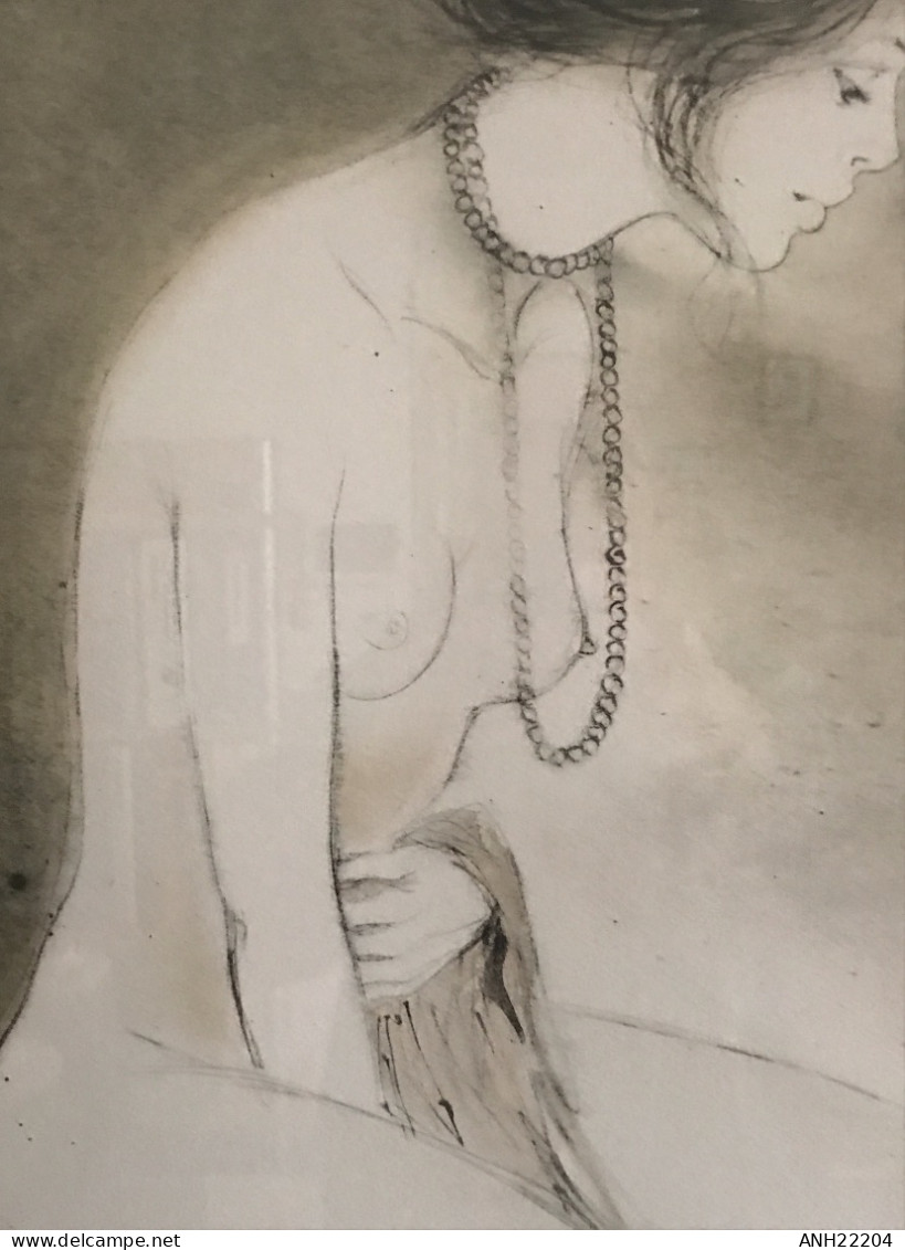 Magnifique Lithographie D’une Jeune Femme Nue « SANDRA », CHAROY Bernard, EA édition D’artiste - Art Contemporain