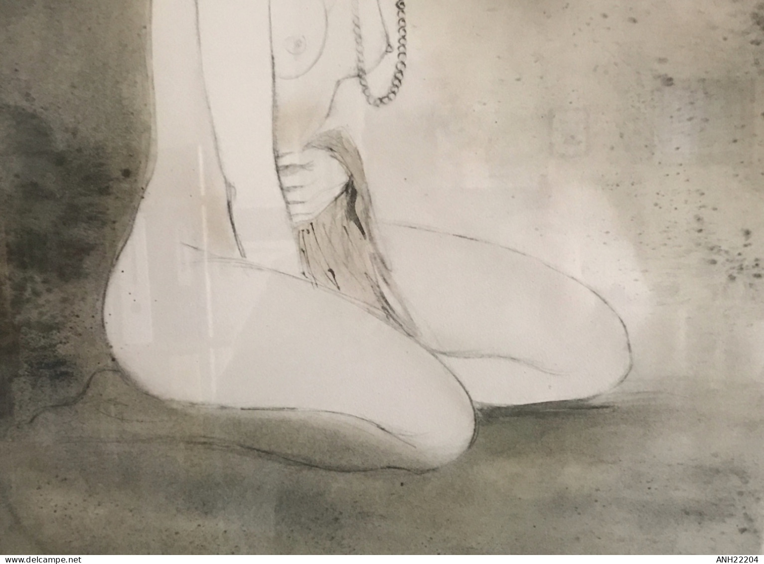 Magnifique Lithographie D’une Jeune Femme Nue « SANDRA », CHAROY Bernard, EA édition D’artiste - Contemporary Art