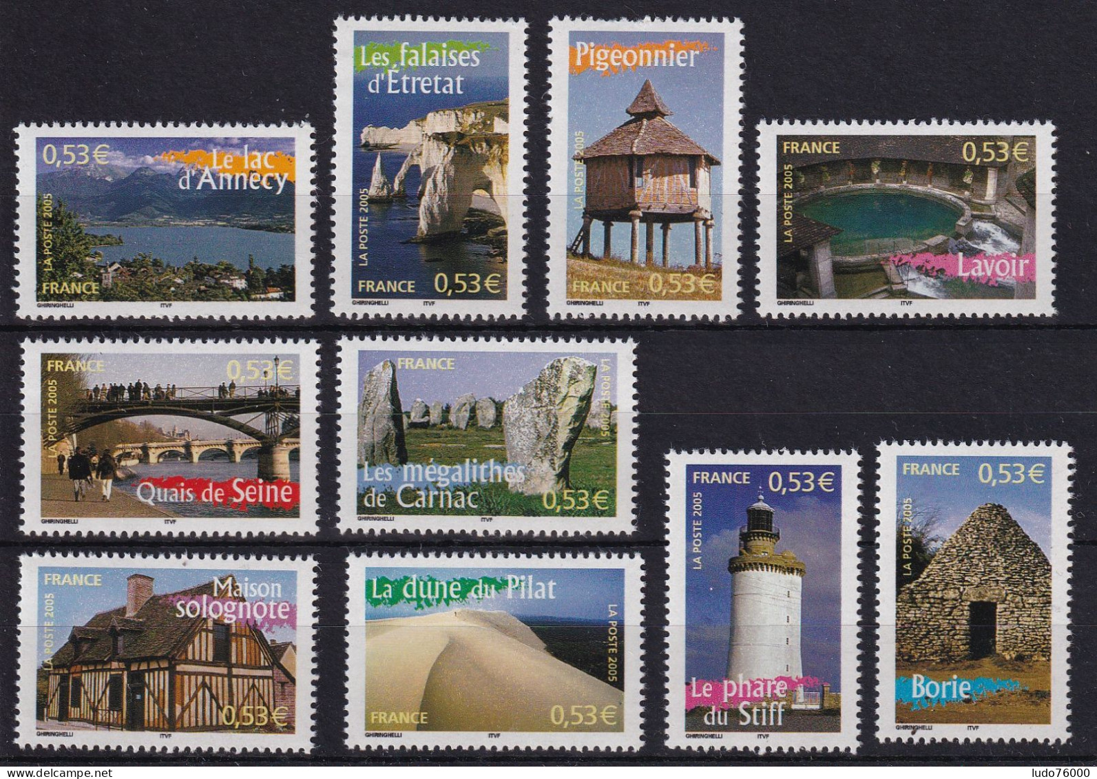 D 799 / LOT N° 3814/3823 NEUF** COTE 16€ - Collections