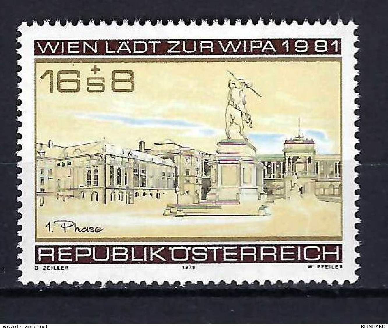 ÖSTERREICH ANK-Nr. 1660 Wien Lädt Zur WIPA 1981 Postfrisch - Siehe Bild - Nuevos