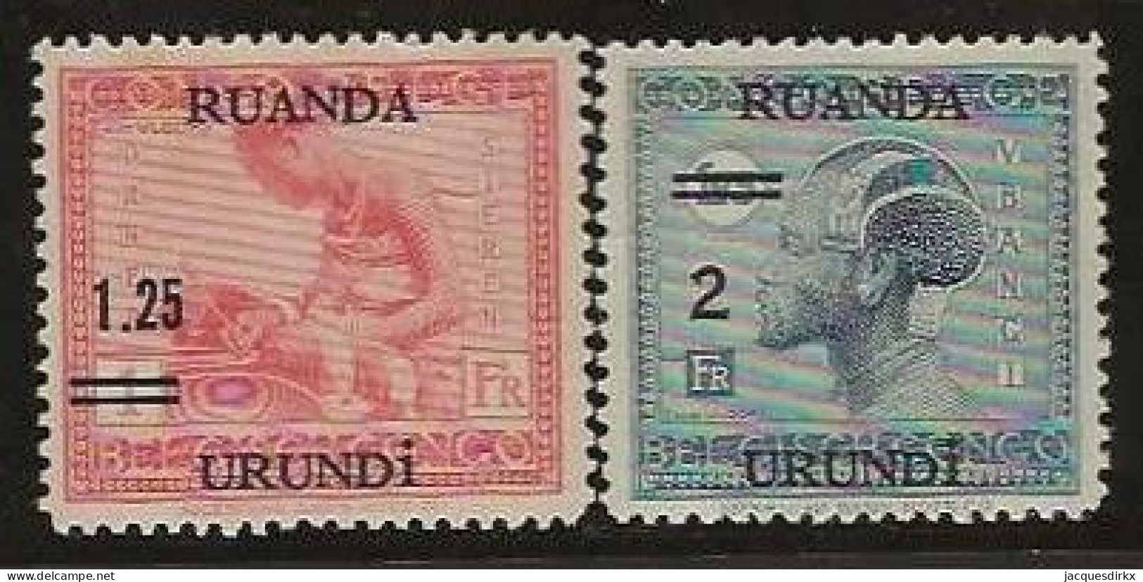 Ruanda-Urundi   .   OBP    .   90/91       .  **    . Postfris .   /   .   Neuf Avec Gomme Et SANS Charnière - Ungebraucht