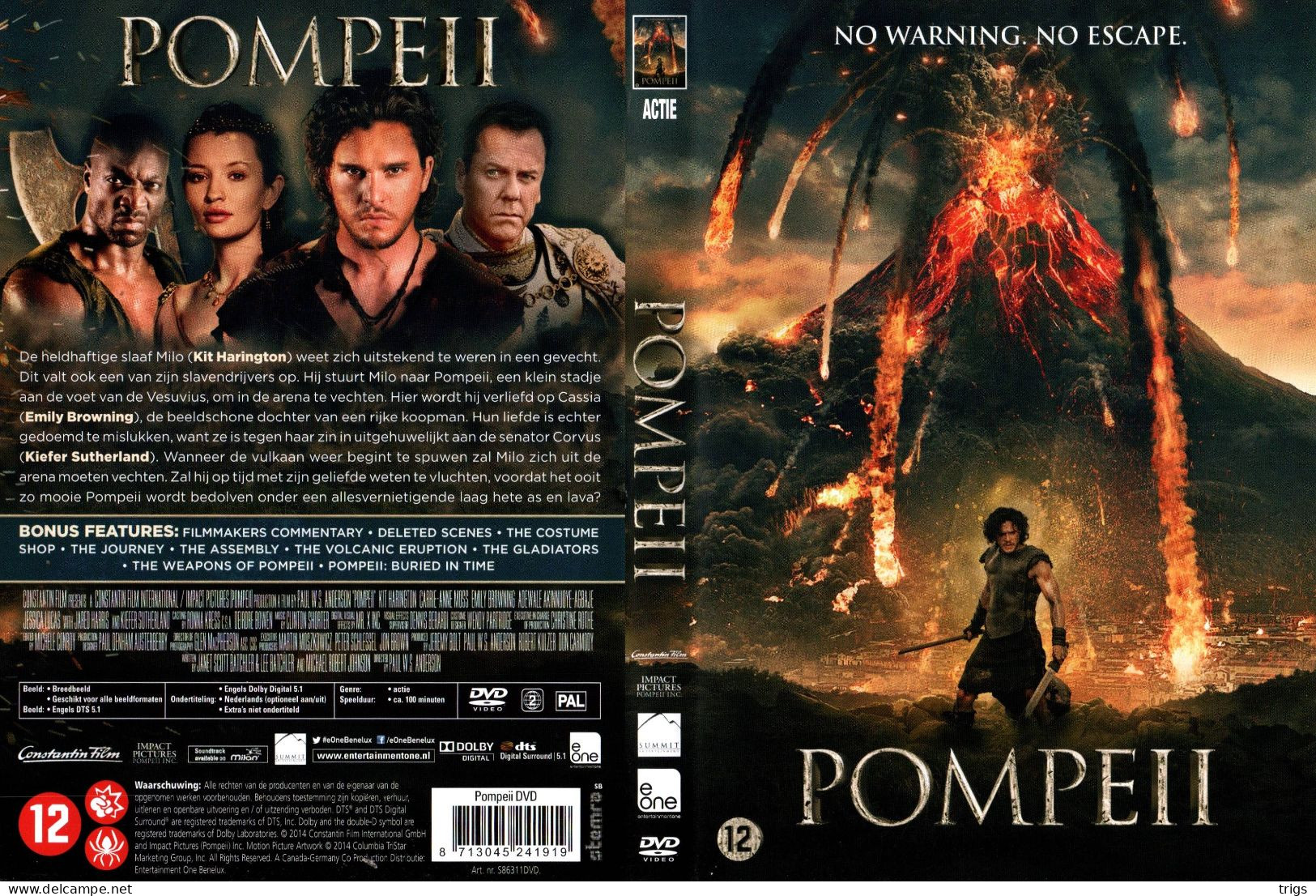 DVD - Pompeii - Action, Adventure