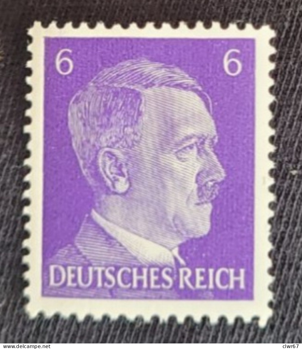 Adolf Hitler 6 Pf.,  Deutsches Reich Nr. 885 B - Gebruikt