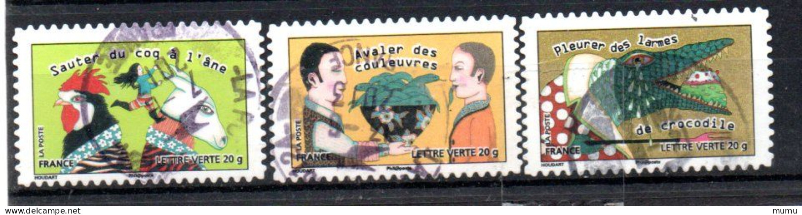 FRANCE  OB CACHET ROND - Used Stamps