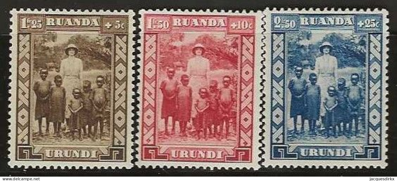 Ruanda-Urundi   .   OBP    .   108/110       .  **    . Postfris .   /   .   Neuf Avec Gomme Et SANS Charnière - Unused Stamps
