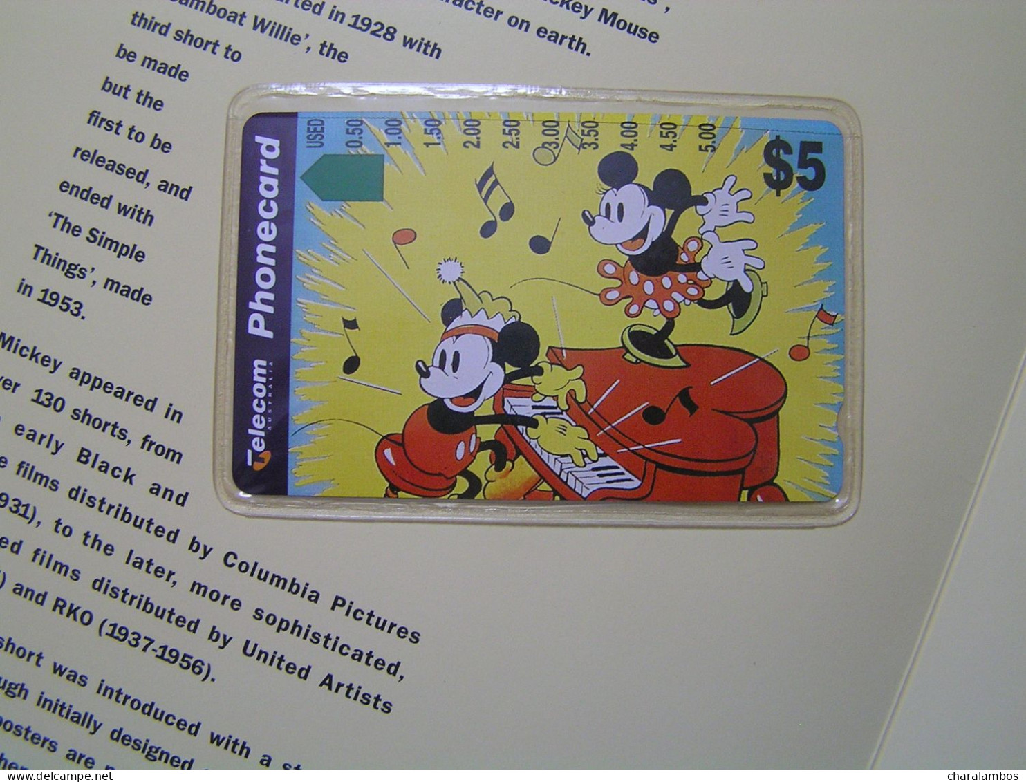 AUSTRALIA 1995 Mickey Mouse Animated Classic Series Folder.. - Australia