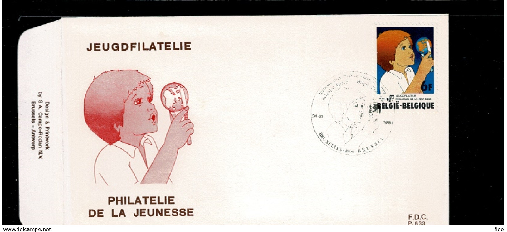 1981 2021 FDC ( Brux/Brus ) :  "Jeugdfilatelie/Philatélie De La Jeunesse" - 1981-1990