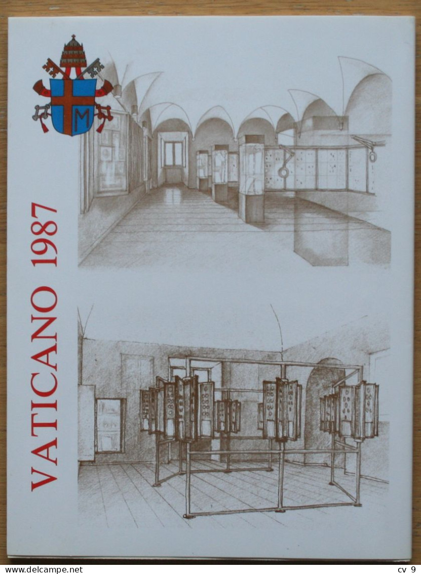 Complete + Postcards + Vignette CAPEX + 1987 Yearbook POSTFRIS / MNH / **  VATICANO VATICAN VATICAAN