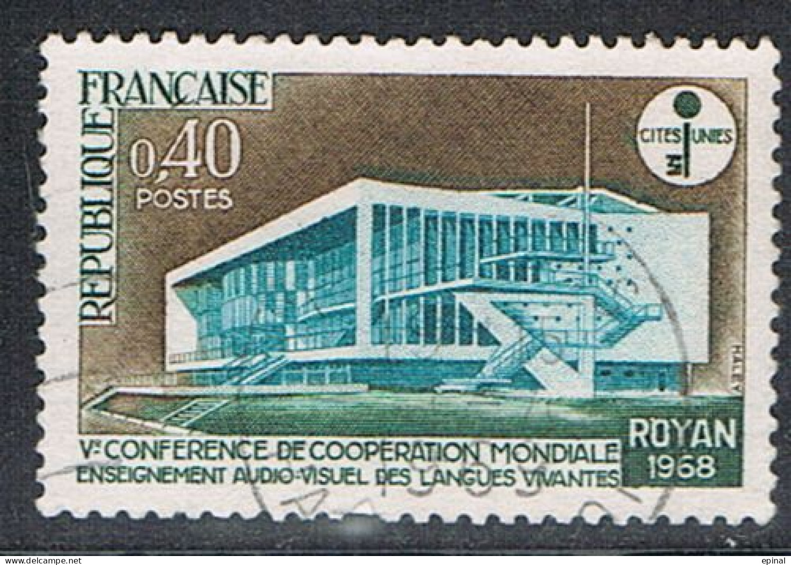 FRANCE : N° 1554 Oblitéré "TàD Rond" (Enseignement Audiovisuel Des Langues Vivantes) - PRIX FIXE - - Used Stamps