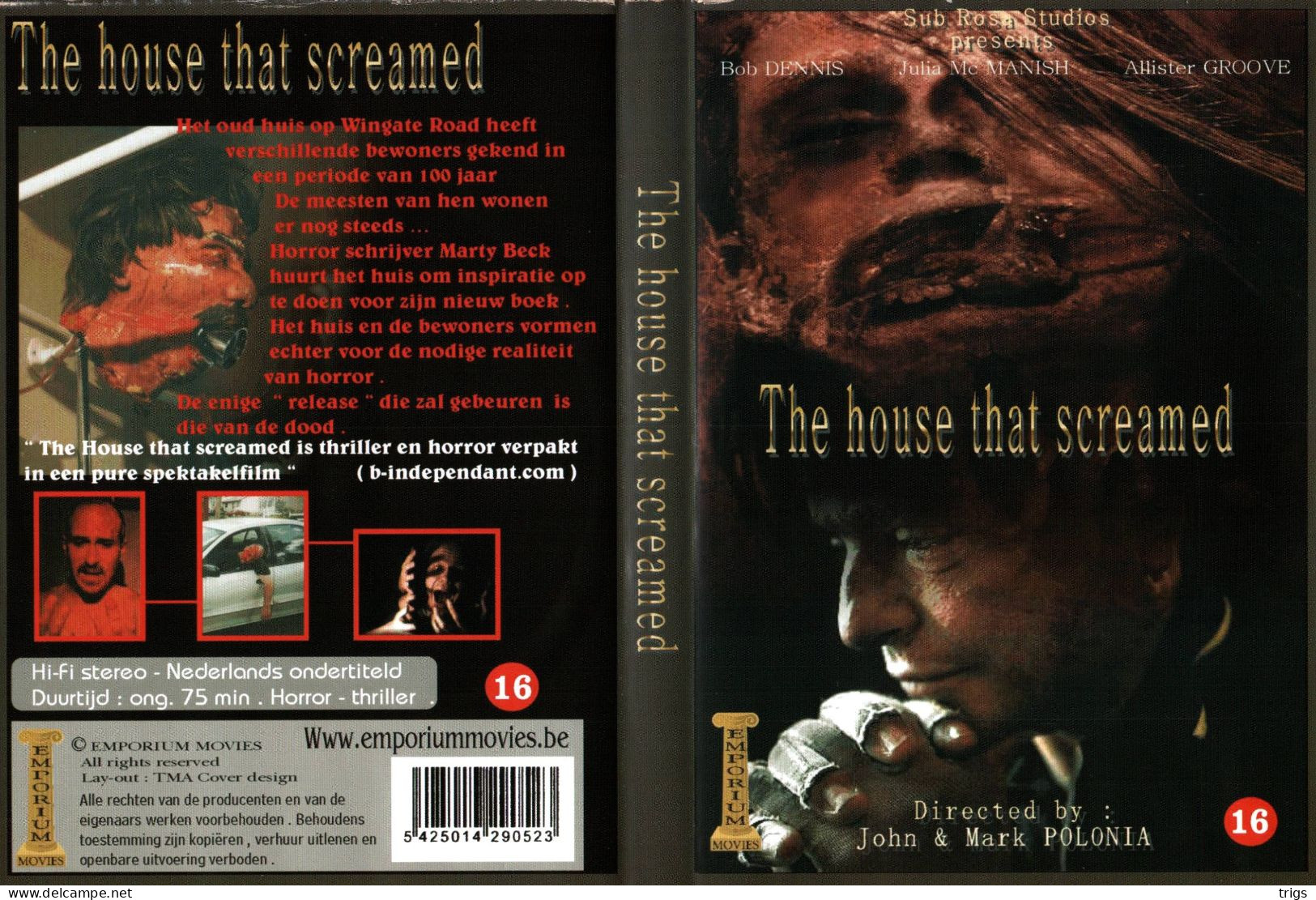 DVD - The House That Screamed - Horror