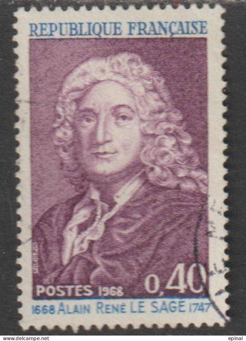 FRANCE : N° 1558 ** Et Oblitéré (Alain René Lesage, écrivain) - PRIX FIXE - - Unused Stamps