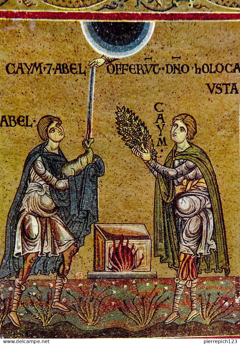 Monreale - Cathédrale - Caïn Et Abel Offrent Des Cadeaux à Dieu - Autres & Non Classés
