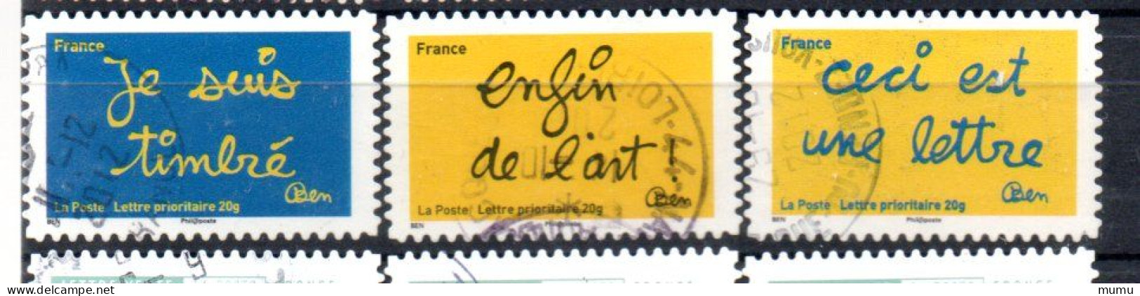 FRANCE  OB CACHET ROND - Used Stamps