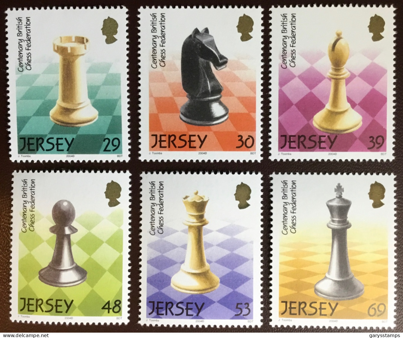 Jersey 2004 Chess Federation MNH - Jersey