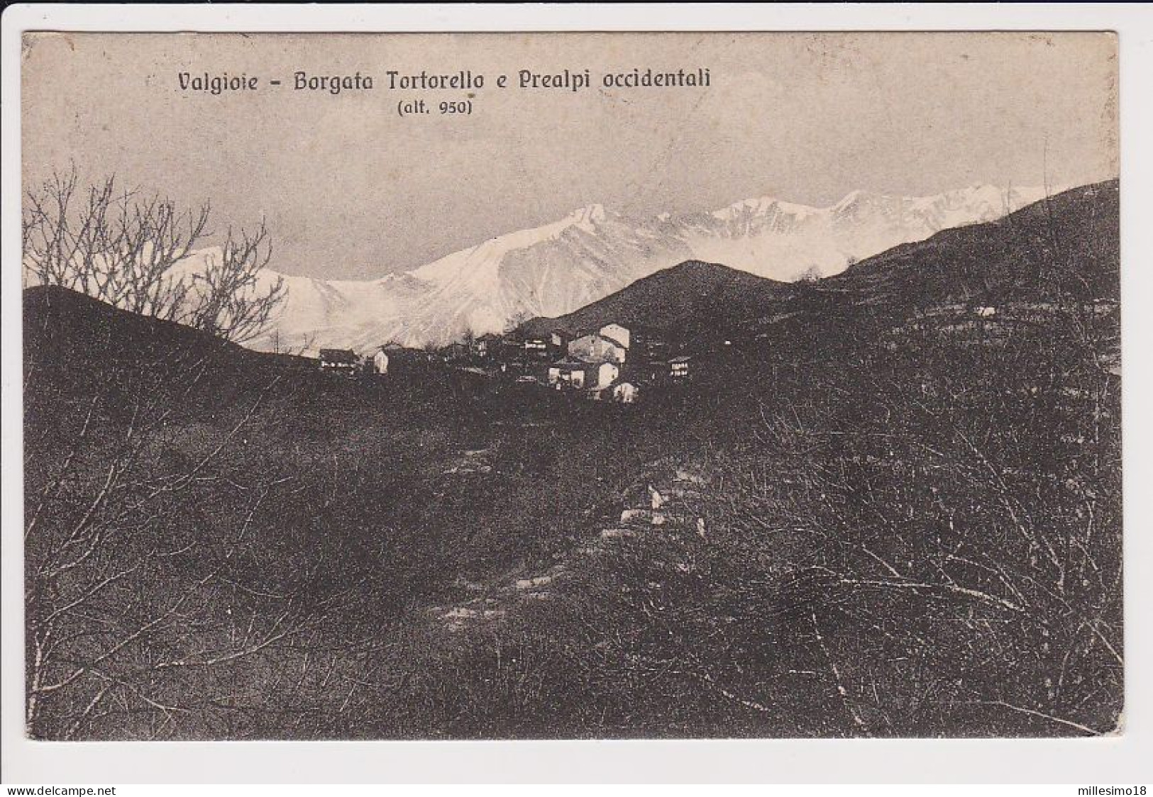 Italia 1922 Valgioie Borgata Tortorello Torino FP VG 2 Scan - Sonstige & Ohne Zuordnung