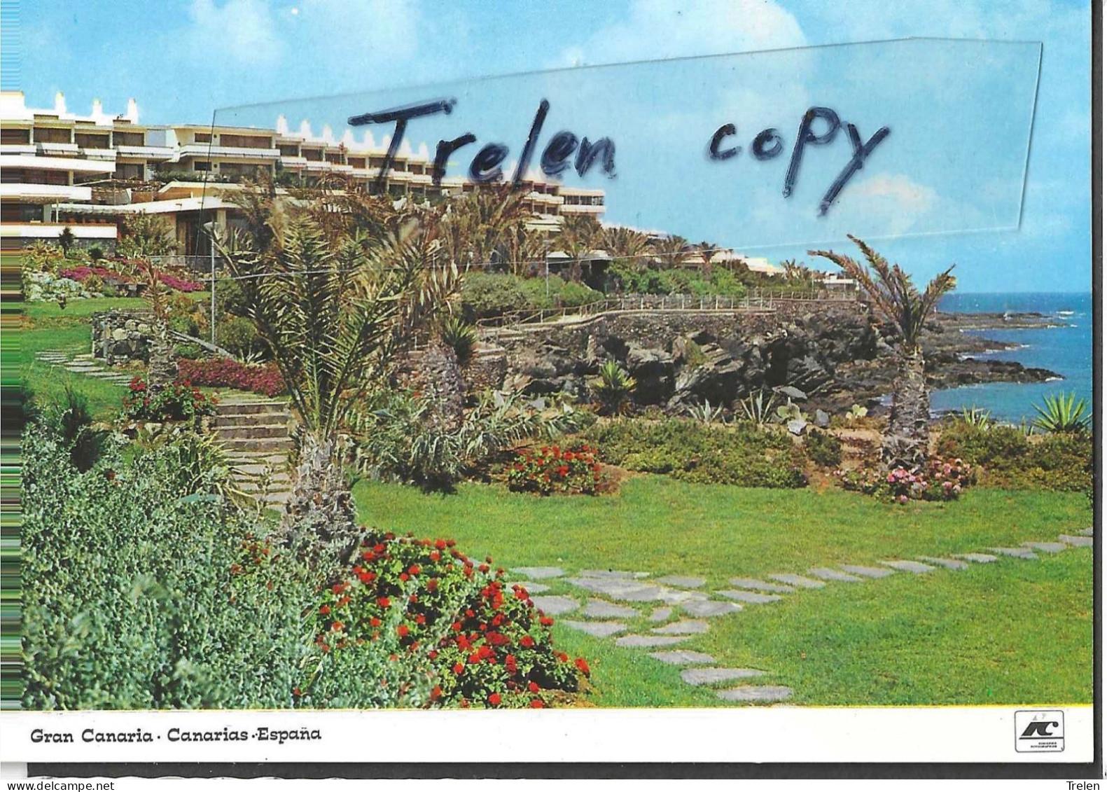Espana, Spanien, San Agustin, 1971,  Descrito, Gelaufen - Gran Canaria