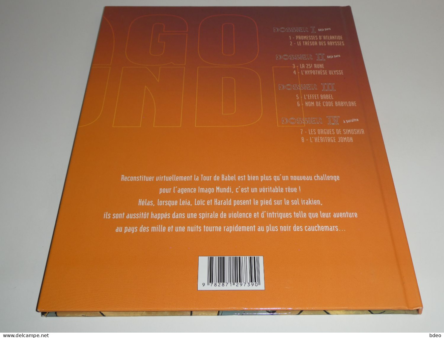 LOT EO IMAGO MUNDI TOMES 1/2/3/4/5/6/7/8 / TBE