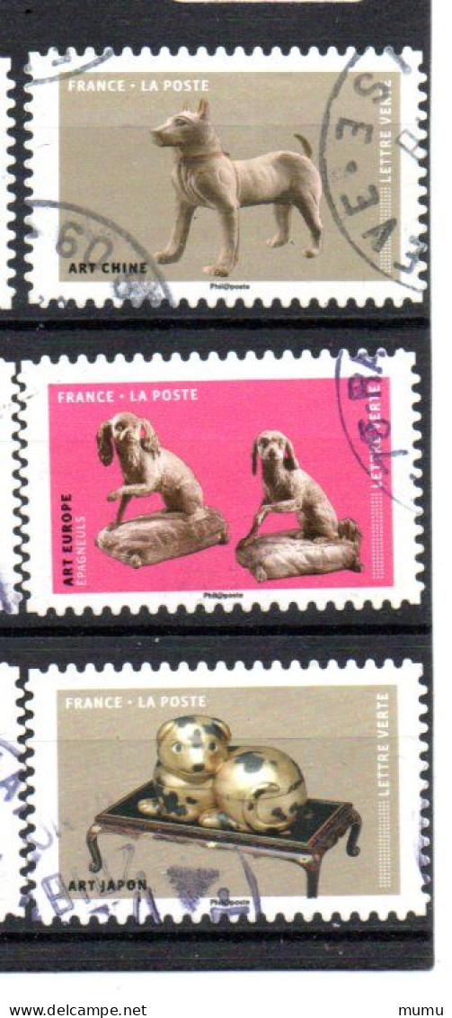 FRANCE  OB CACHET ROND - Used Stamps