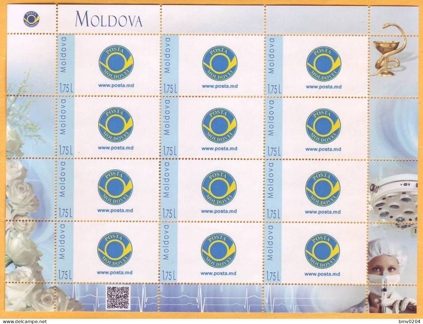 2015 Moldova  7 Sheets  Personalized Release III - Sport, Art, Medicine, Space, Literature, Theater, Cinema. Mint - Moldavia