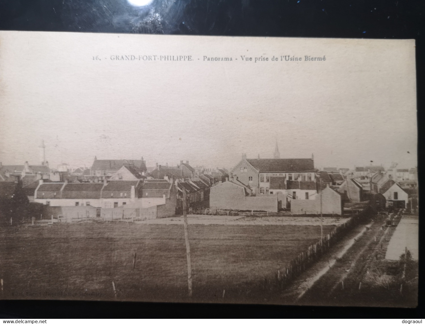 59: RARE Cpa GRAND FORT PHILIPPE Panorama 1922 Vue Prise De L Usine Bierme - Sonstige & Ohne Zuordnung
