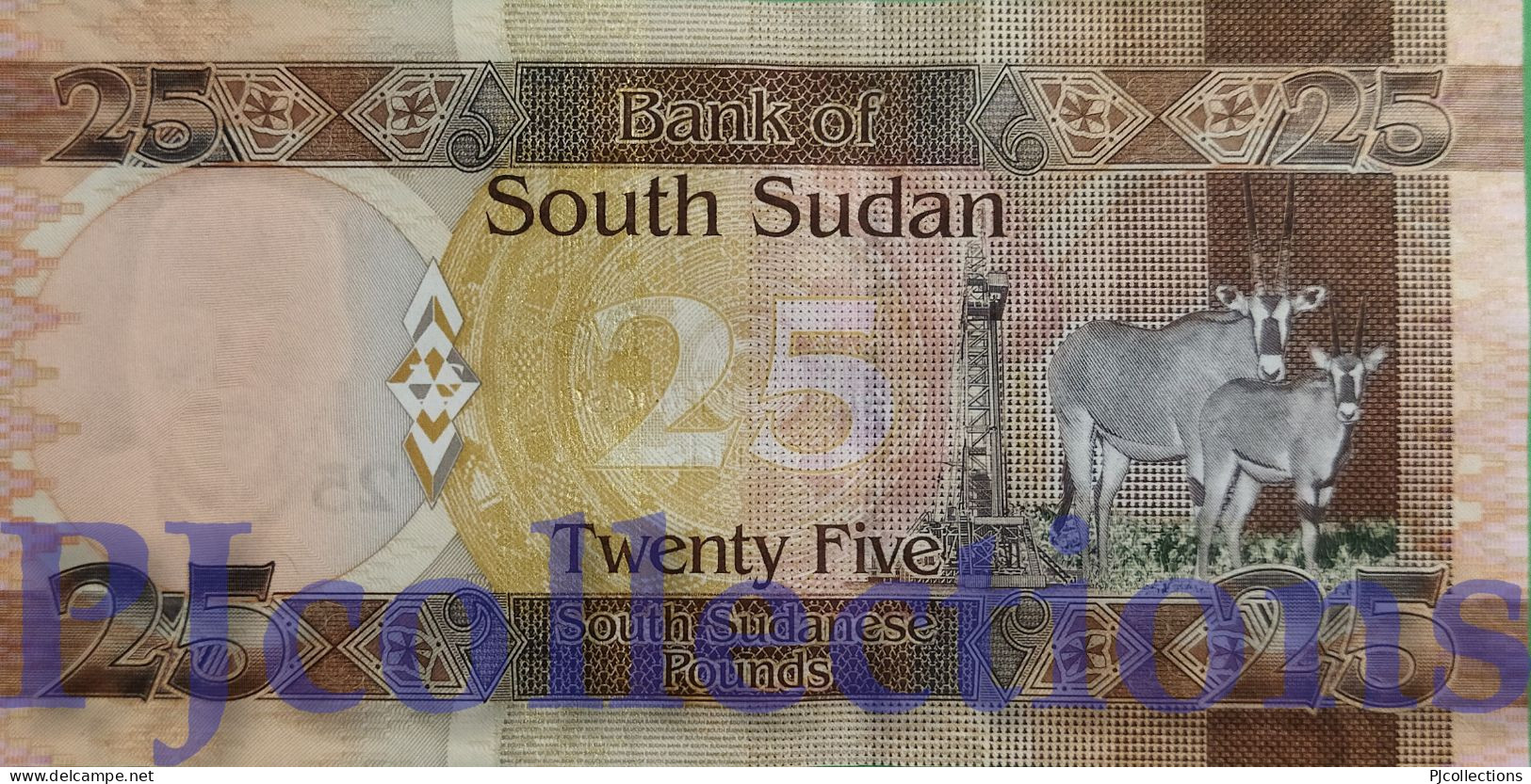SOUTH SUDAN 25 POUNDS 2011 PICK 8 UNC - Soudan Du Sud