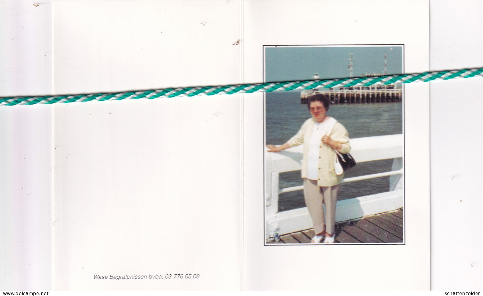 Martha Vanderstraeten-Tallier, Hoboken 1927, Sint-Niklaas 2002. Foto - Obituary Notices