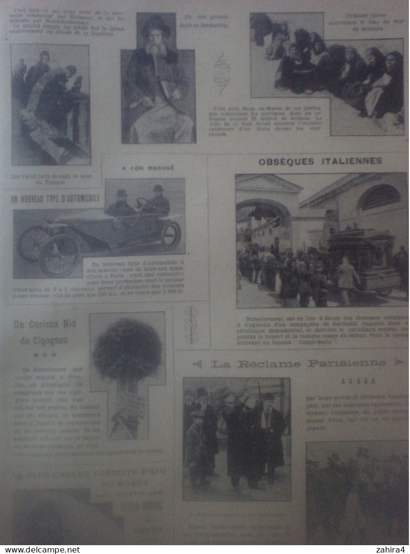 L'Actualité N°637 Belge à Paris Lépine Grève Allemagne Jérusalem Caravane à La Porte Jaffa New Type D'auto Mode - 1900 - 1949