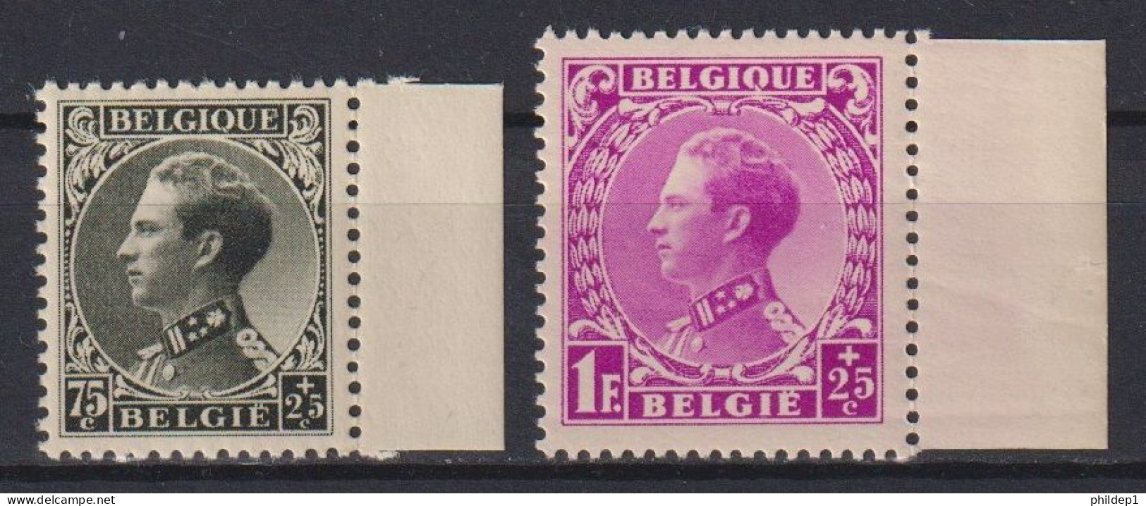 Belgique: COB N° 390 + 392 **, MNH, Neuf(s). TB !!! - Unused Stamps
