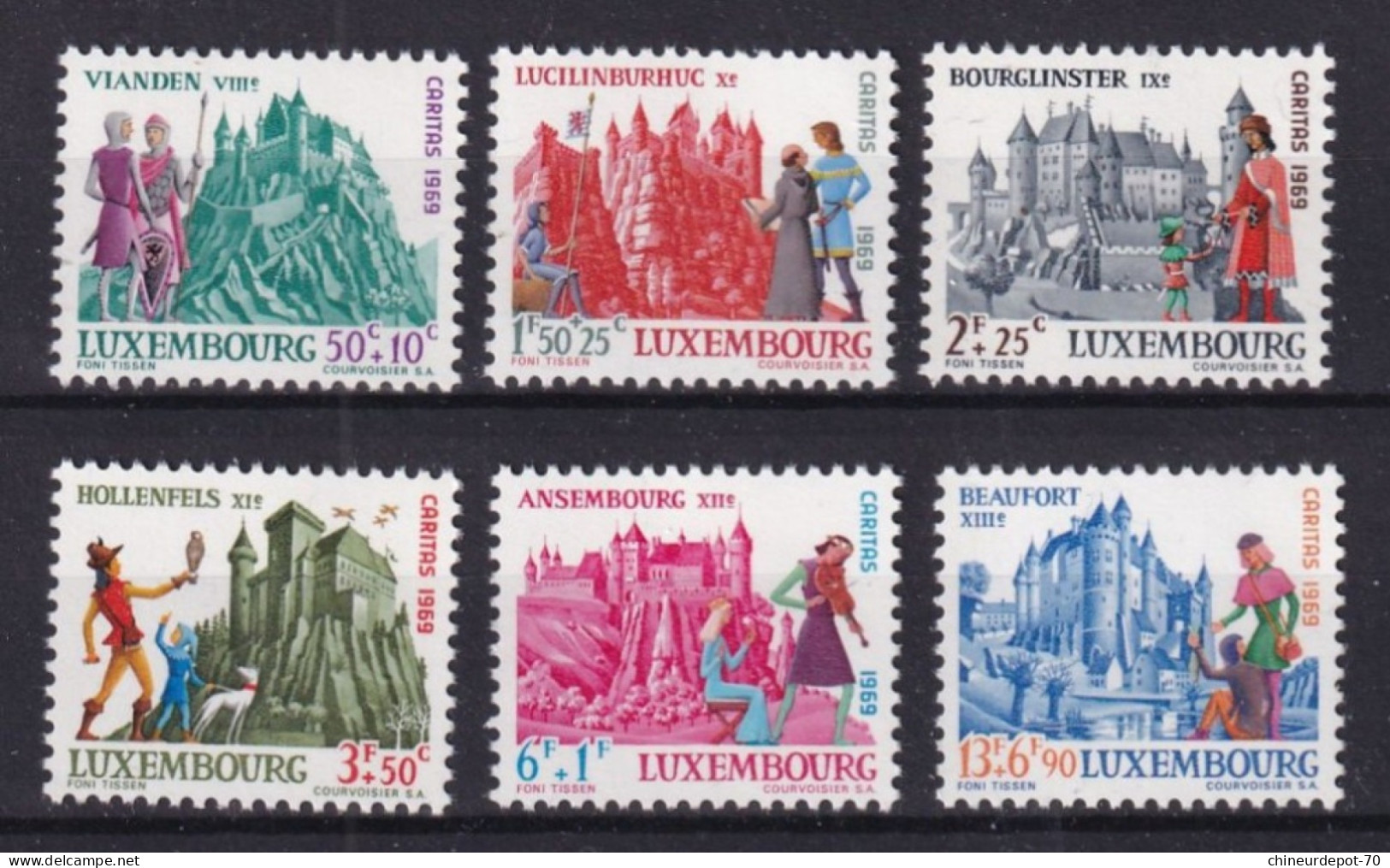 Timbres    Luxembourg Neufs ** Sans Charnières  1969 - Neufs