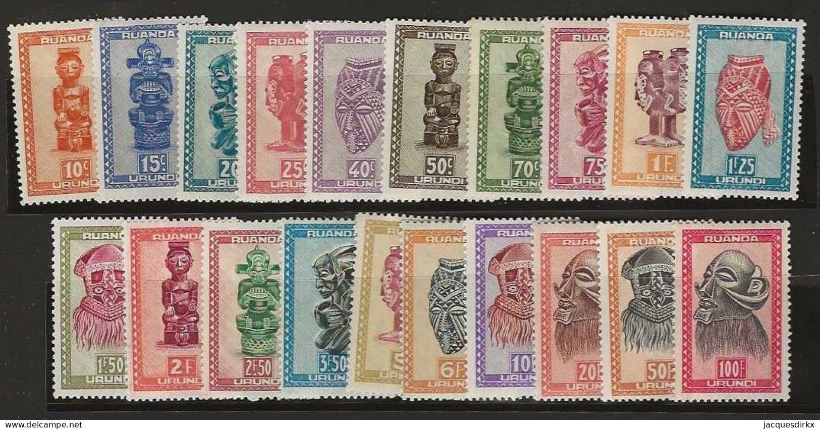 Ruanda-Urundi   .   OBP    .   154/172     .  **    . Postfris .   /   .   Neuf Avec Gomme Et SANS Charnière - Unused Stamps