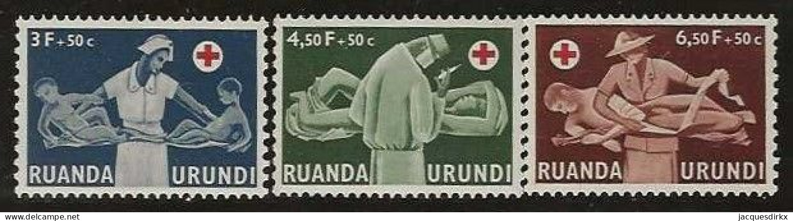 Ruanda-Urundi   .   OBP    .   202/204     .  **    . Postfris .   /   .   Neuf Avec Gomme Et SANS Charnière - Neufs