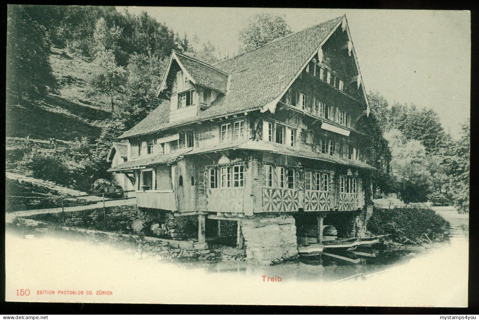 Ak Switzerland, Treib | Haus Zur Treib #ans-1988 - Seelisberg