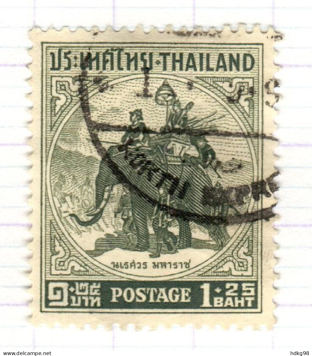 T+ Thailand 1955 Mi 313 Elefant - Thaïlande