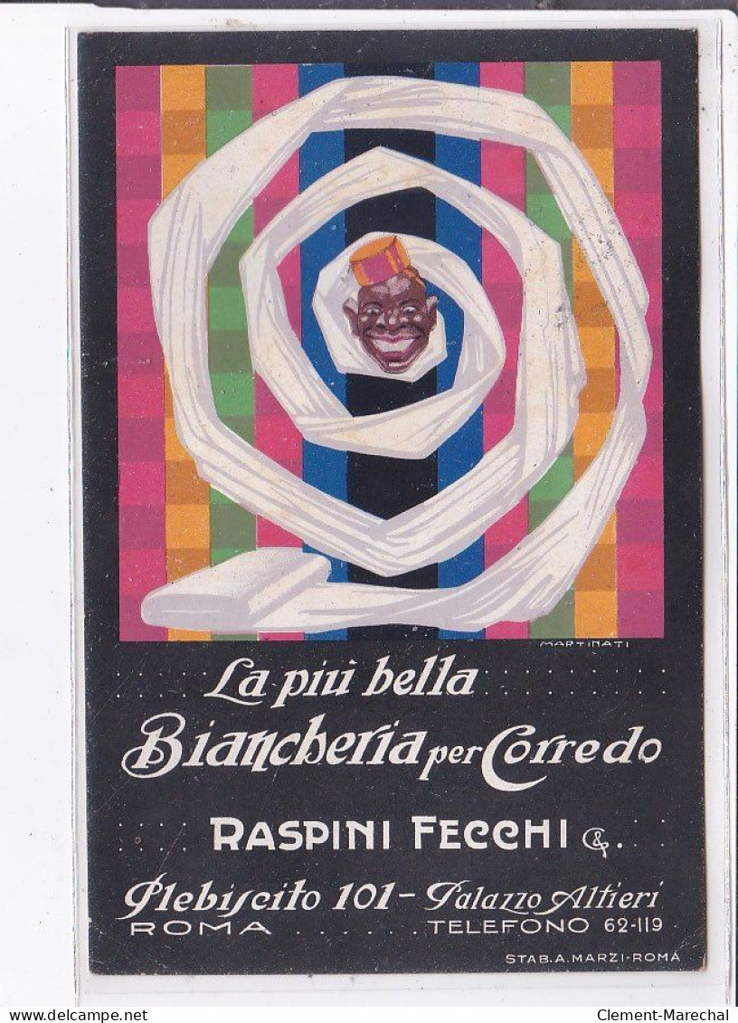 PUBLICITE : Raspini Fecchi (blanchisserie) - Très Bon état - Advertising