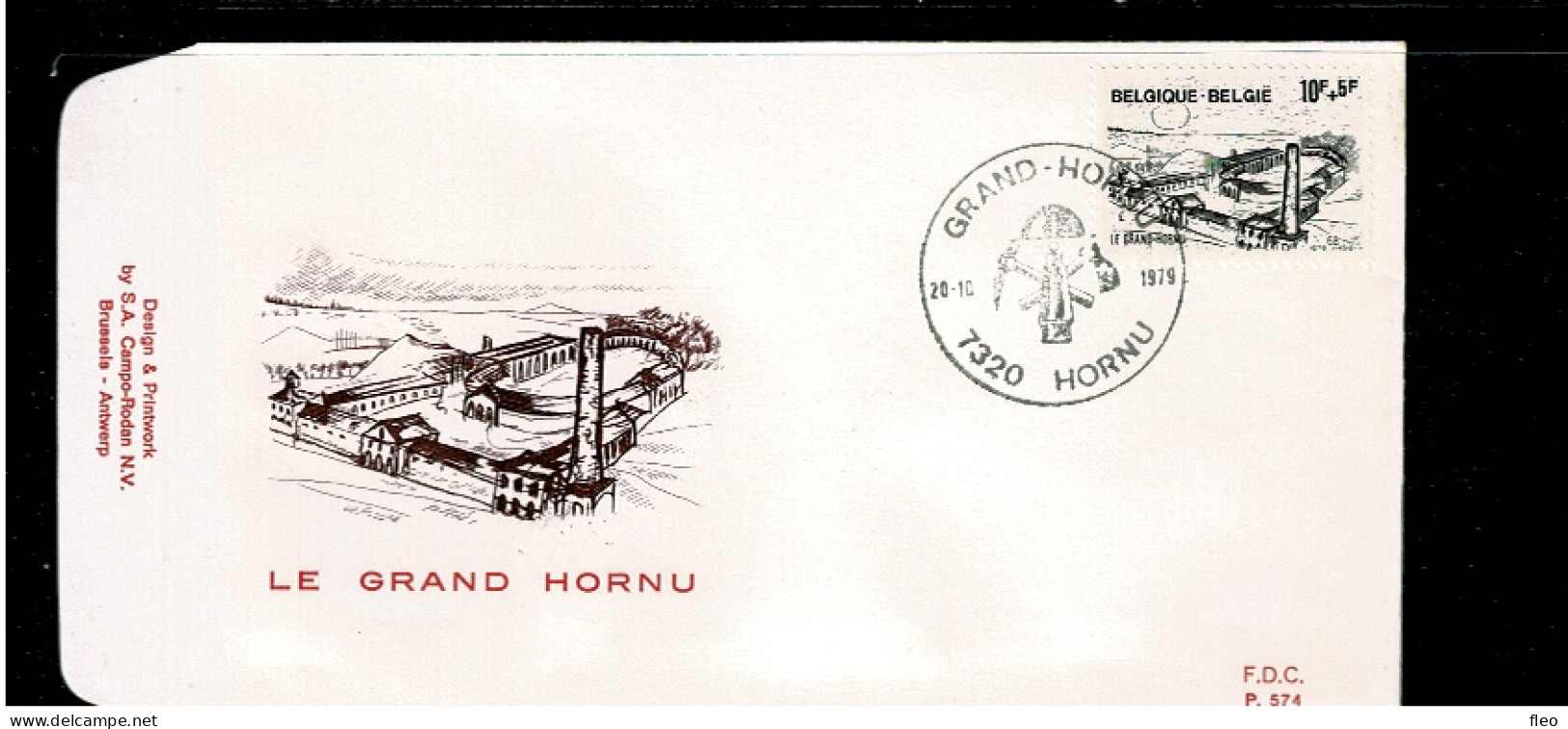 1979 1946 FDC ( Hornu ) : Le Grand Hornu " - 1971-1980