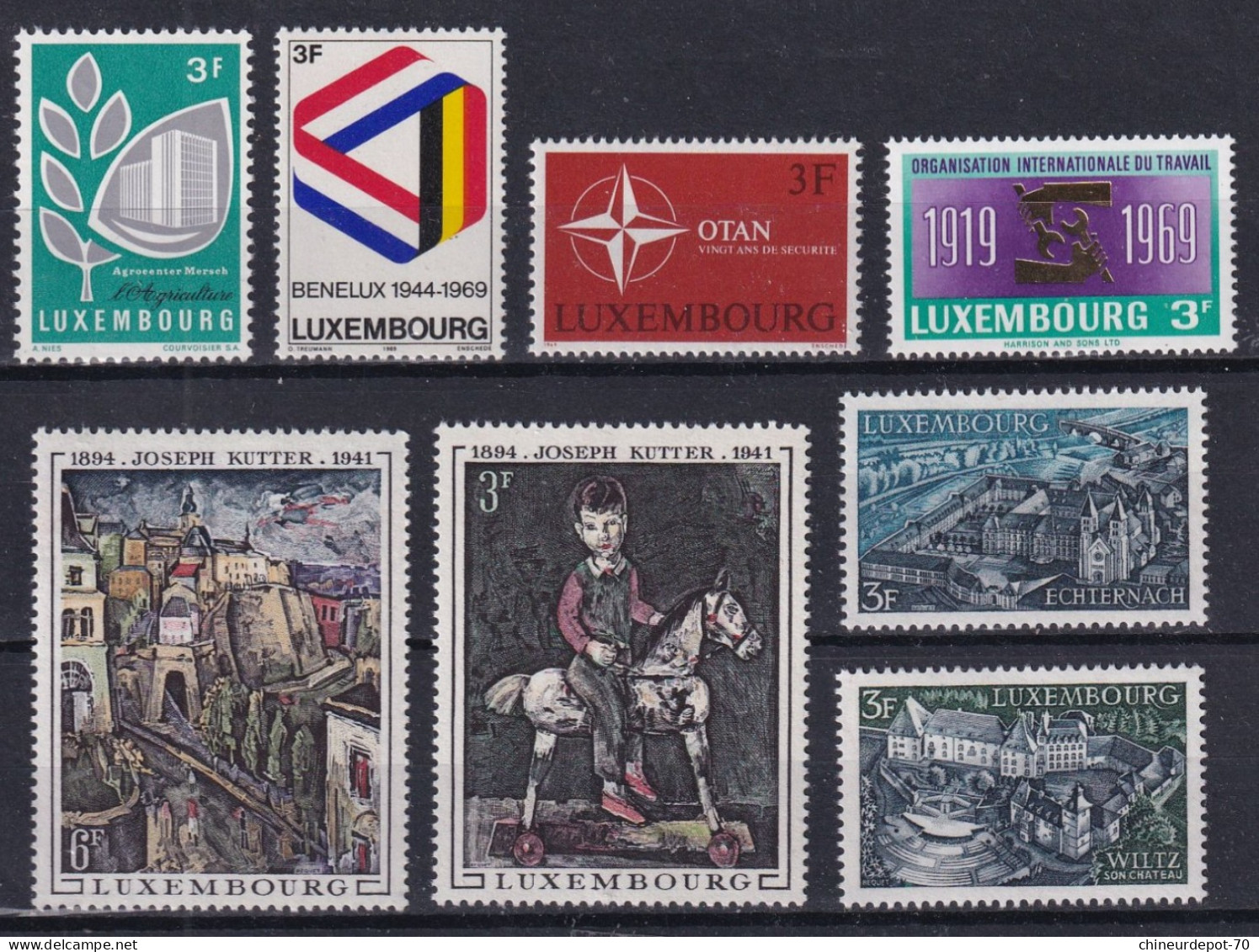 Timbres    Luxembourg Neufs ** Sans Charnières  1969 - Neufs