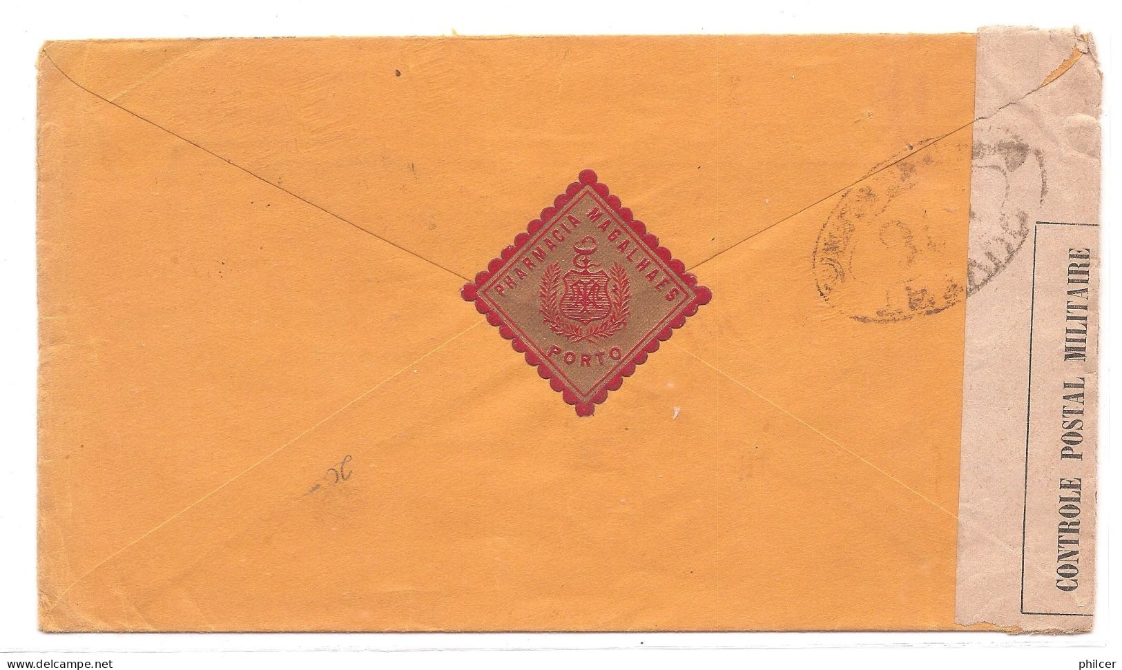 Portugal, 1913, # 211, Porto-USA - Brieven En Documenten