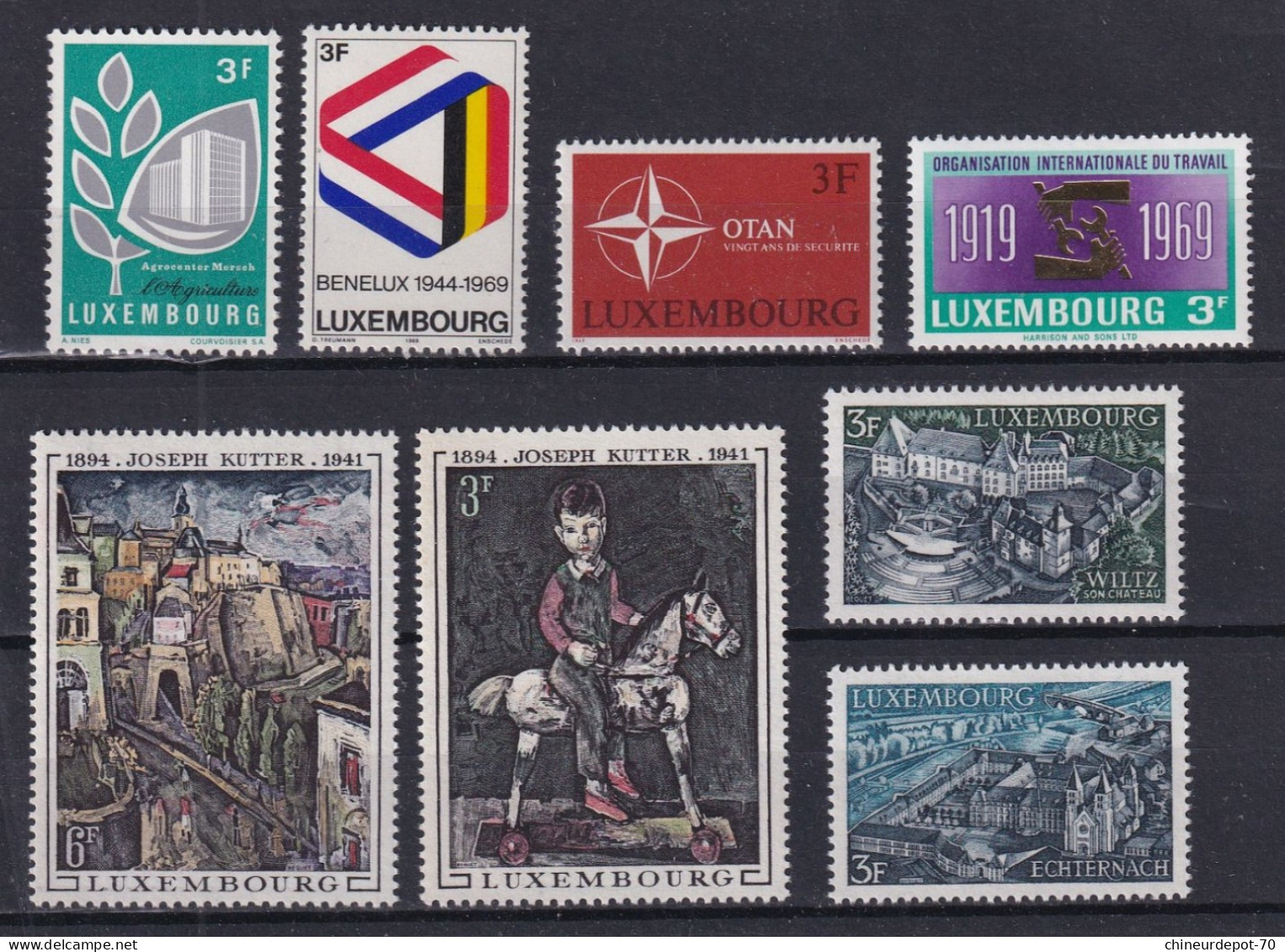 Timbres    Luxembourg Neufs ** Sans Charnières  1969 - Ungebraucht