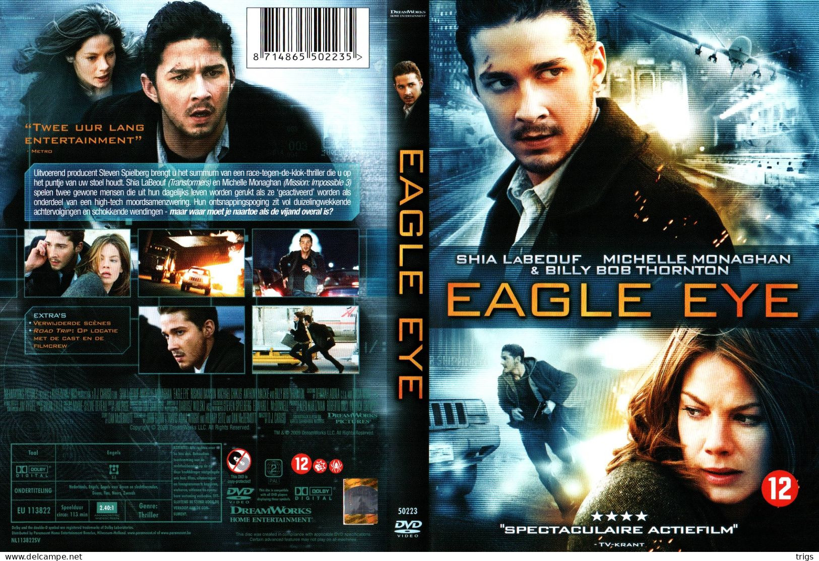 DVD - Eagle Eye - Politie & Thriller