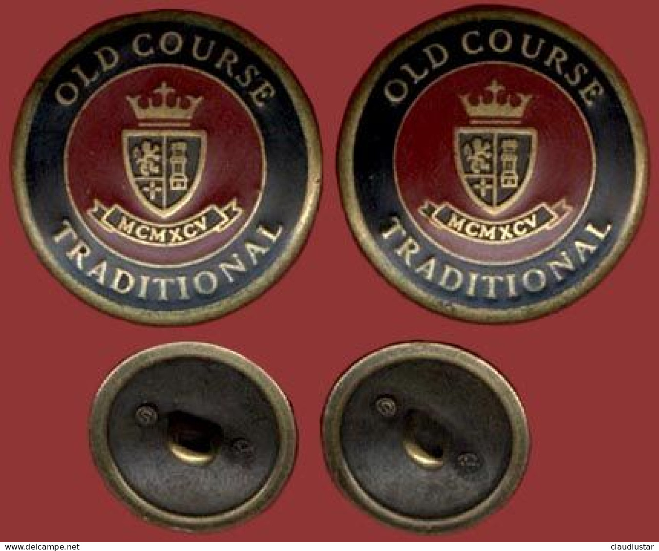 ** LOT  BOUTONS  OLD  COURSE  TRADITIONAL ** - Boutons