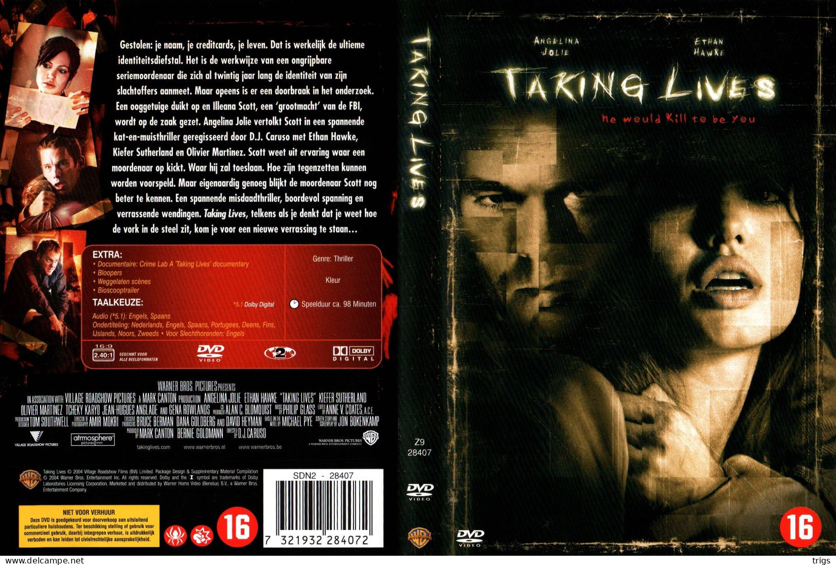 DVD - Taking Lives - Crime