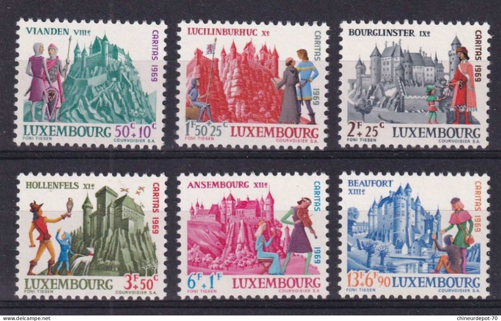 Timbres    Luxembourg Neufs ** Sans Charnières  1969 - Nuovi