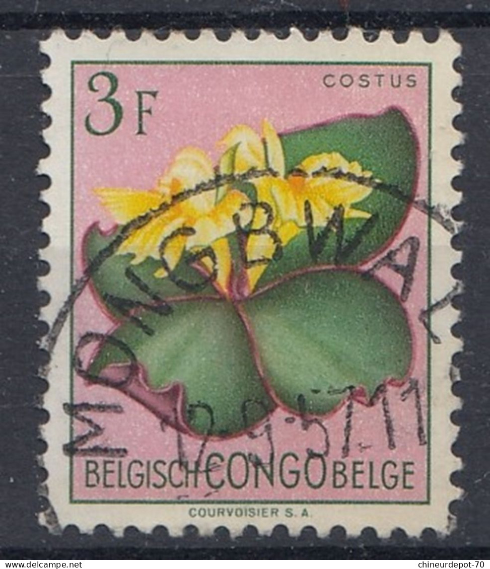 Congo Belge Fleur Mongbwalu - Oblitérés