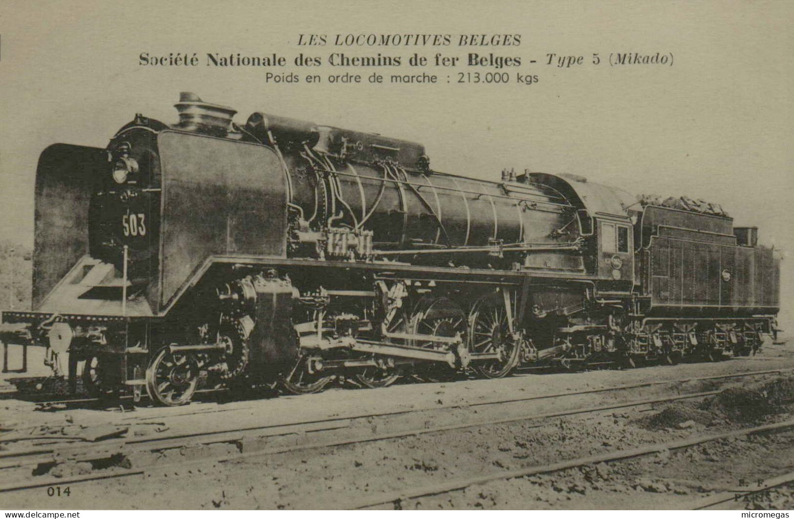 Les Locomotives Belges - Type 5 ( Mikado) - Trains