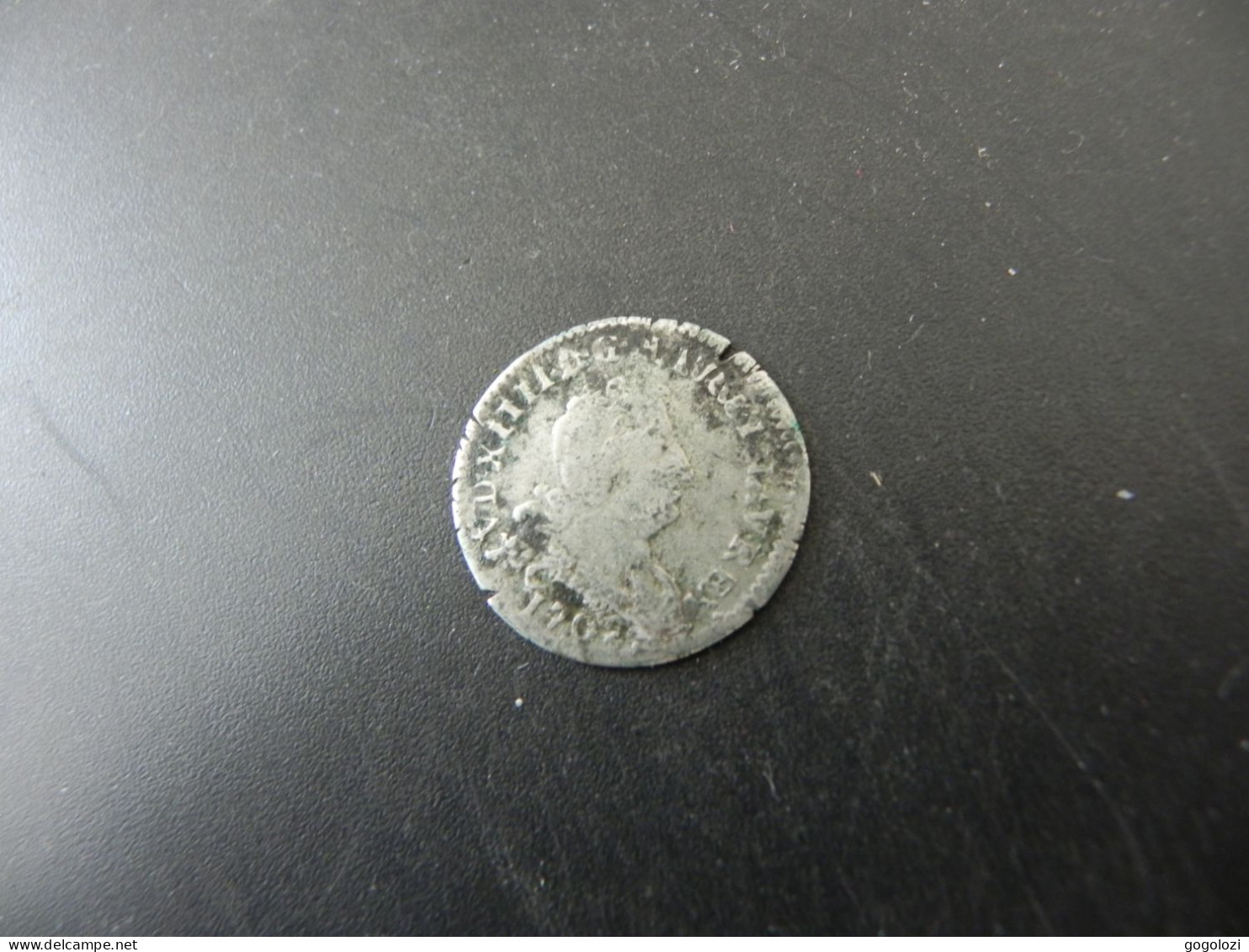 France 5 Sols 1702 BB Silver - 1643-1715 Luigi XIV El Re Sole