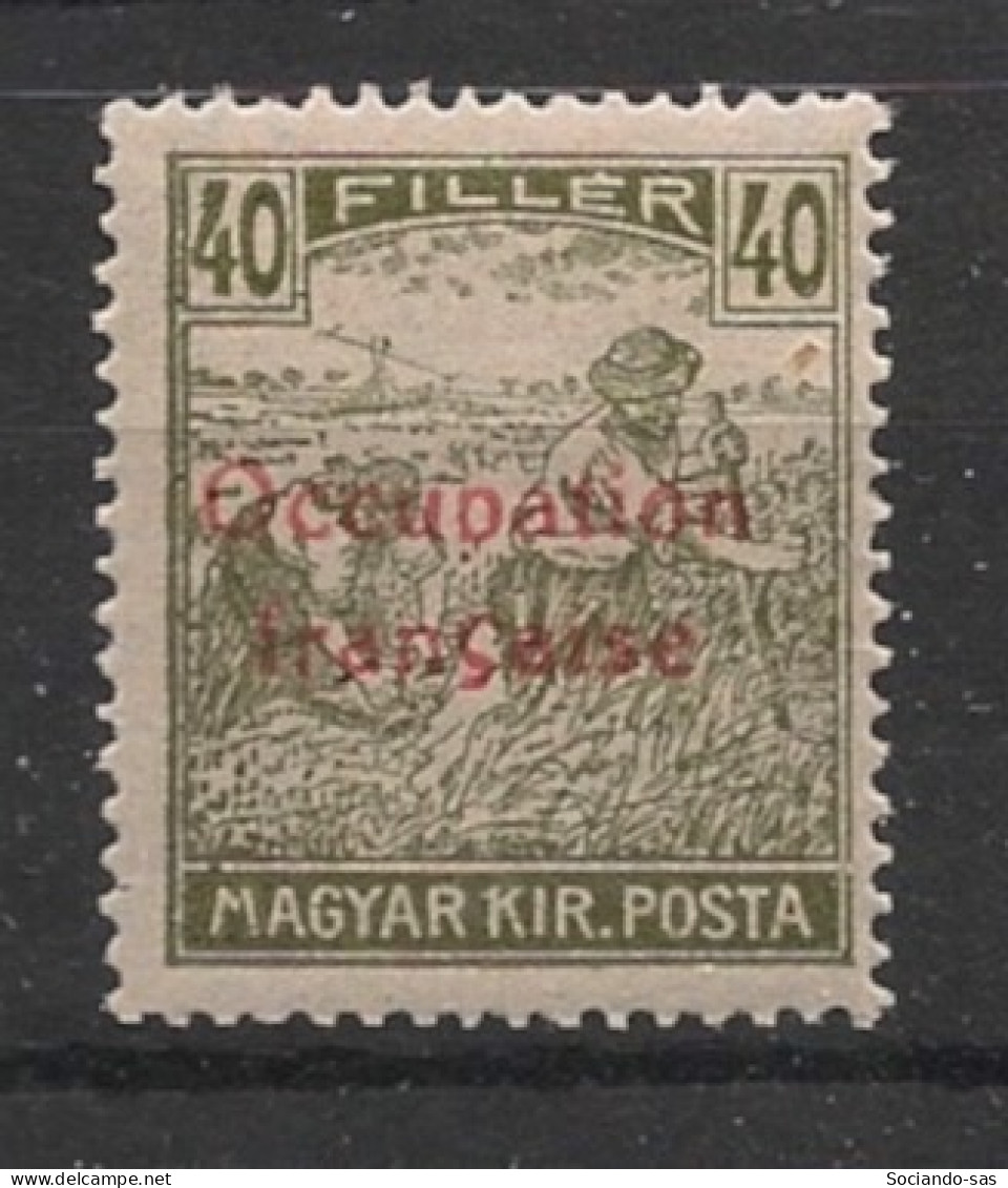 HONGRIE / ARAD - 1919 - N°YT. 12 - 40fi Olive - Neuf Luxe ** / MNH / Postfrisch - Nuevos